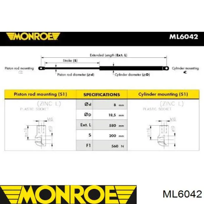 Купить 430719113300 Magneti Marelli Амортизатор двери багажника