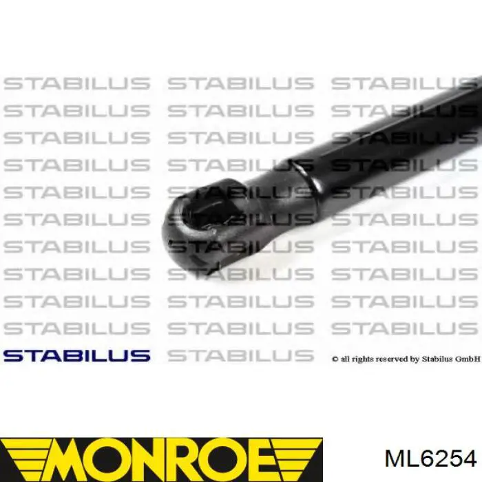 Амортизатор капота газовый Monroe ML6254 цена, от 23.49 USD