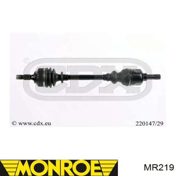 MR219 Monroe Амортизаторы задние