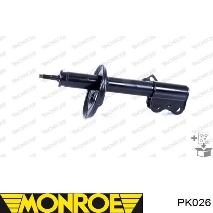 Буфер (отбойник) амортизатора переднего + пыльник PK026 Monroe