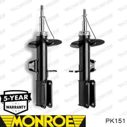 Буфер (отбойник) амортизатора переднего + пыльник PK151 Monroe