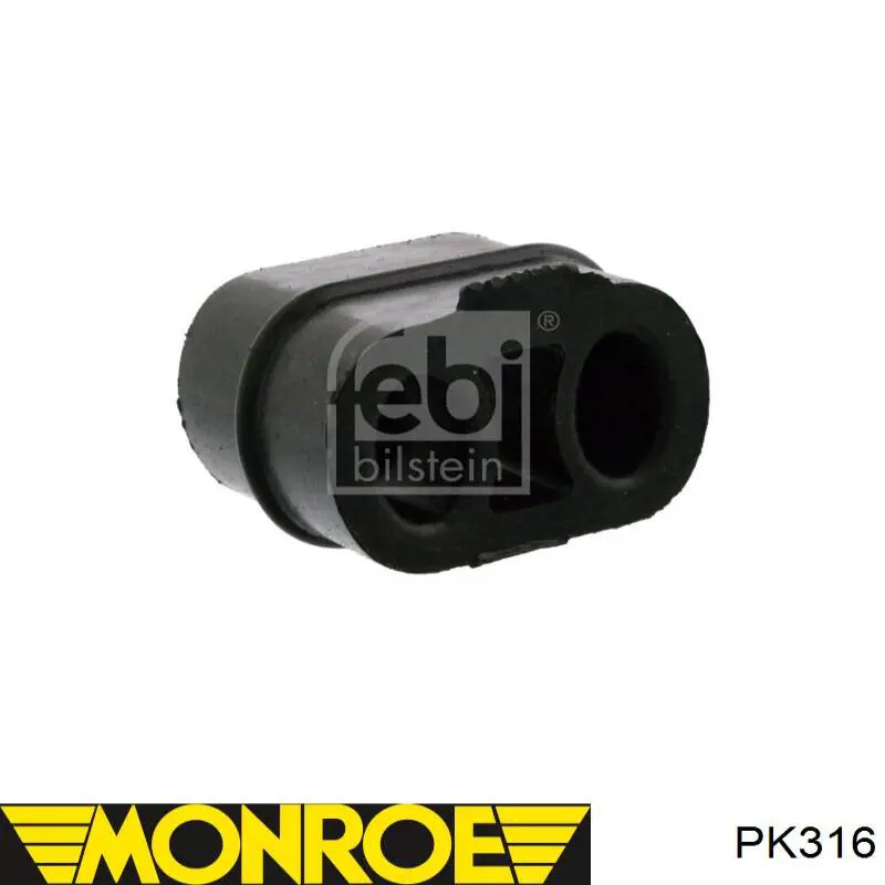 Буфер (отбойник) амортизатора переднего + пыльник PK316 Monroe