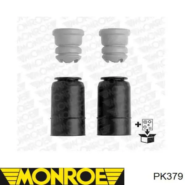 PK379 Monroe pára-choque (grade de proteção de amortecedor traseiro + bota de proteção)