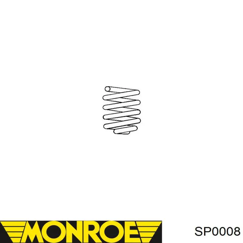 Купить SP0008 Monroe Винтовая пружина подвеска