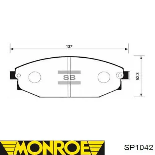 Купить SP1042 Monroe Винтовая пружина подвеска