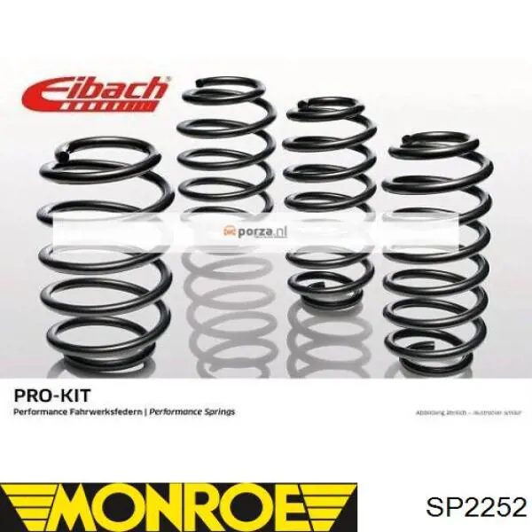 Купить SP2252 Monroe Винтовая пружина подвеска