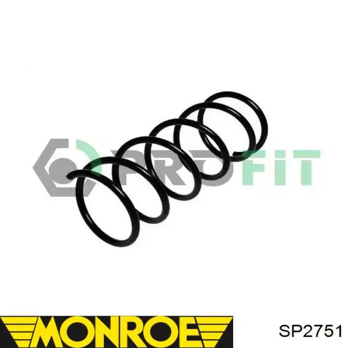 SP2751 Monroe Пружина передней подвески