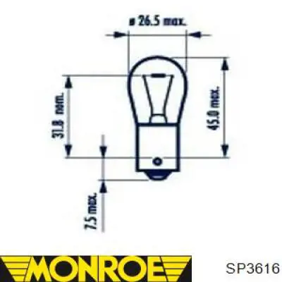 Купить SP3616 Monroe Винтовая пружина подвеска