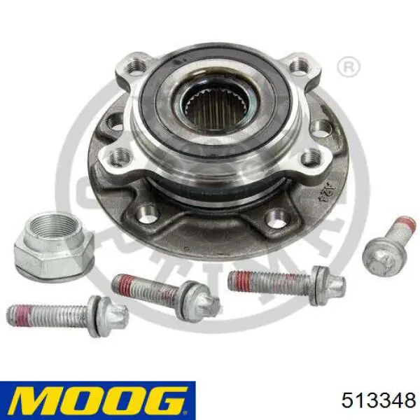 Cubo de rueda delantero 513348 Moog