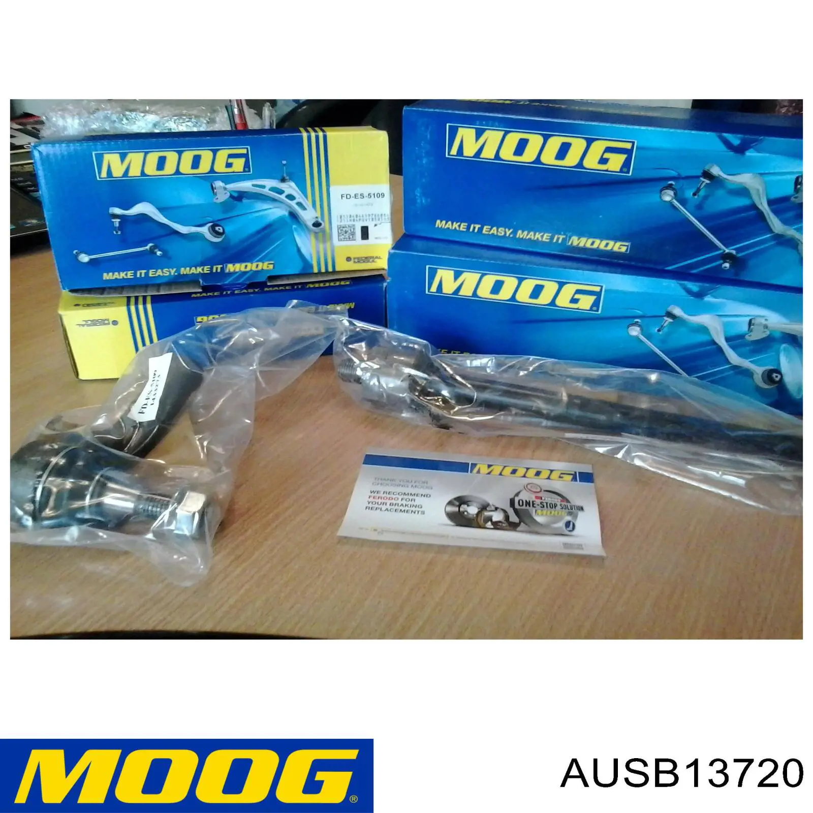 Suspensión, brazo oscilante trasero inferior AUSB13720 Moog