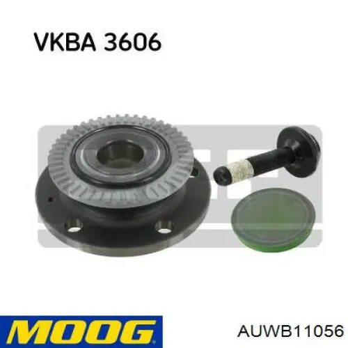 Cubo de rueda trasero AUWB11056 Moog