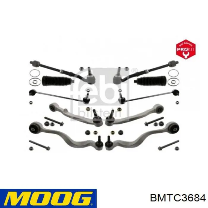 Рычаг передний нижний левый Moog BMTC3684