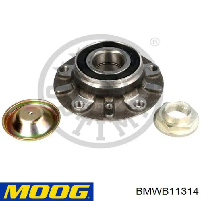 Cubo de rueda delantero BMWB11314 Moog