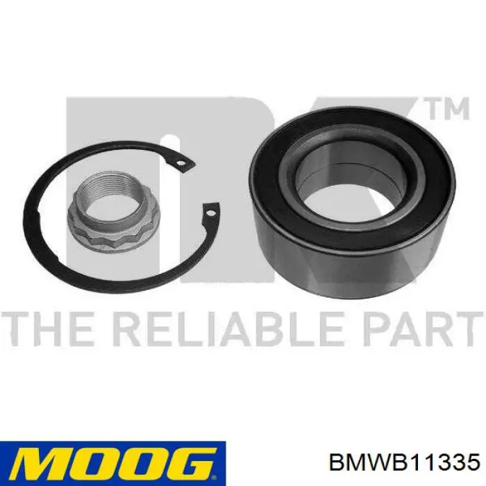 Cojinete de rueda trasero BMWB11335 Moog