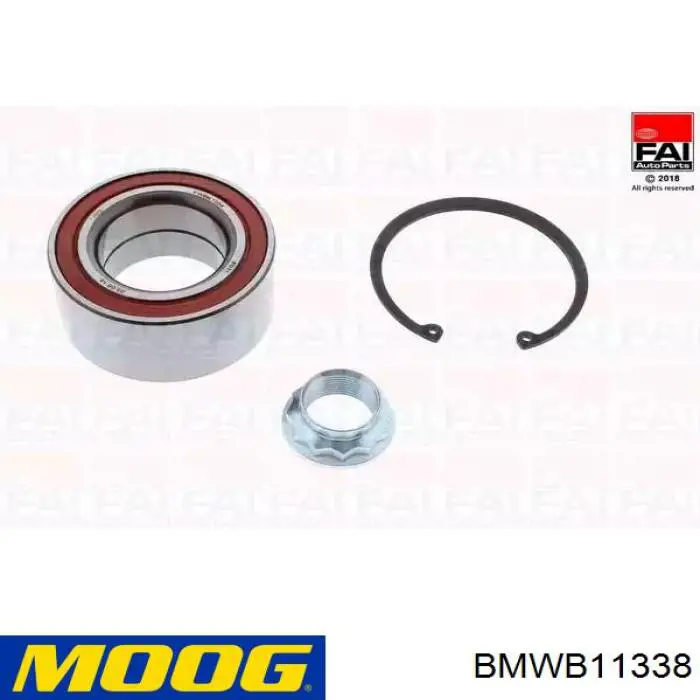 Задний подшипник Moog BMWB11338