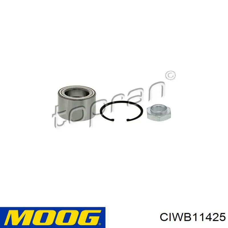 Ступичный подшипник передний Moog CIWB11425