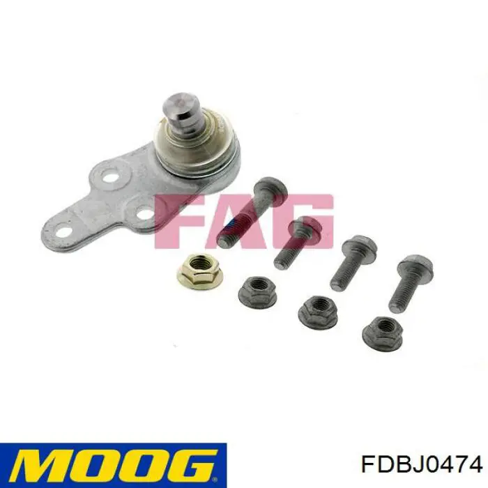 Шаровая опора, нижняя Moog FDBJ0474 цена, от 12.35 USD