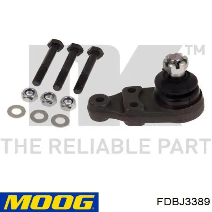 Купить FDBJ3389 Moog Нижняя шаровая опора