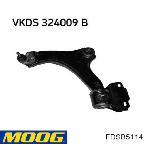 Silentblock de suspensión delantero inferior FDSB5114 Moog