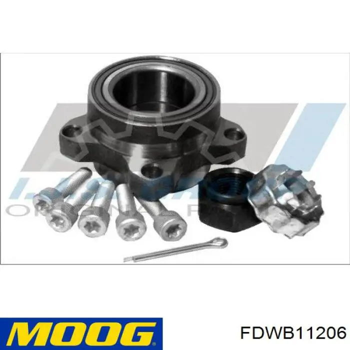 Комплект подшипника ступицы колеса Moog FDWB11206 цена, от 38.22 USD