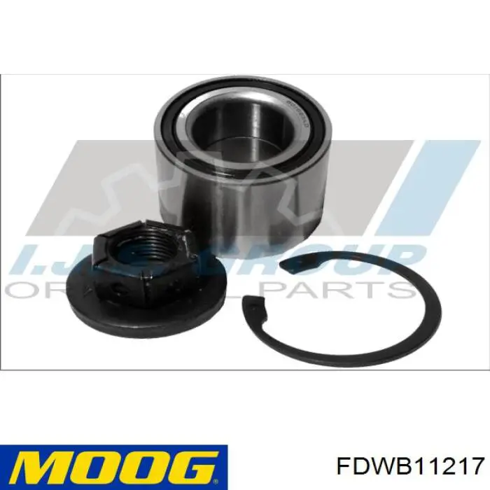 Подшипники задней ступицы Moog FDWB11217 цена, от 16.77 USD