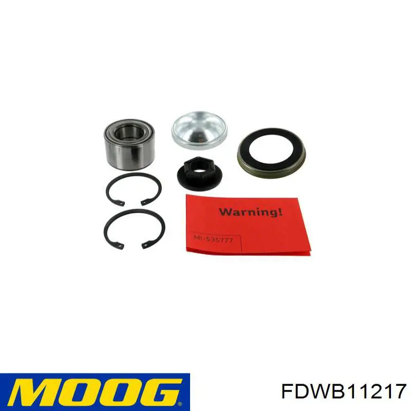 Cojinete de rueda trasero FDWB11217 Moog