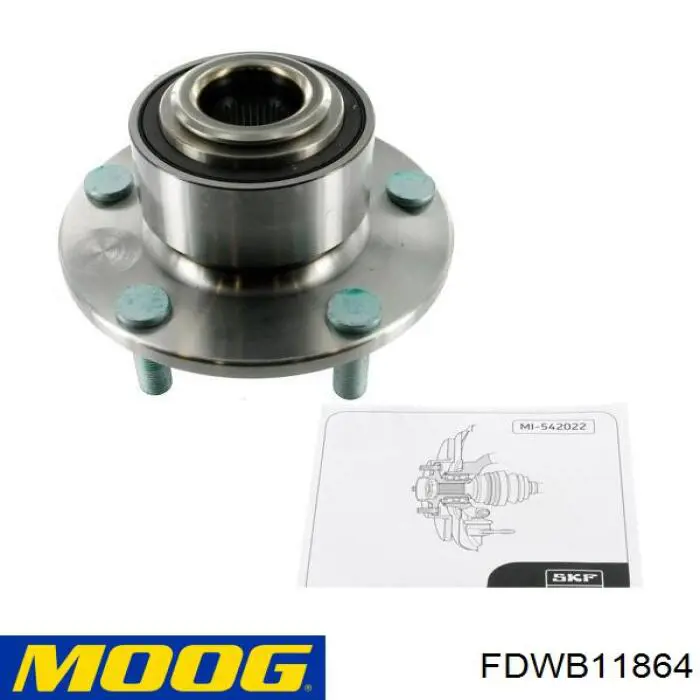 Передняя ступица FDWB11864 Moog