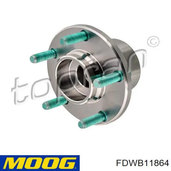 Ступицы передних колес Moog FDWB11864 цена, от 51.49 USD