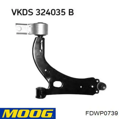 Левый рычаг передней нижней подвески Moog FDWP0739 цена, от 51.51 USD
