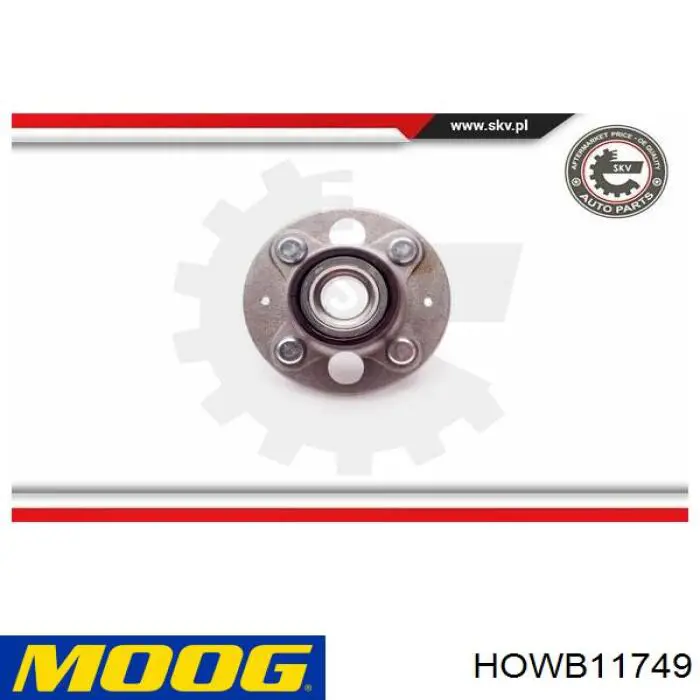 Ступицы задних колес Moog HOWB11749 цена, от 37.83 USD