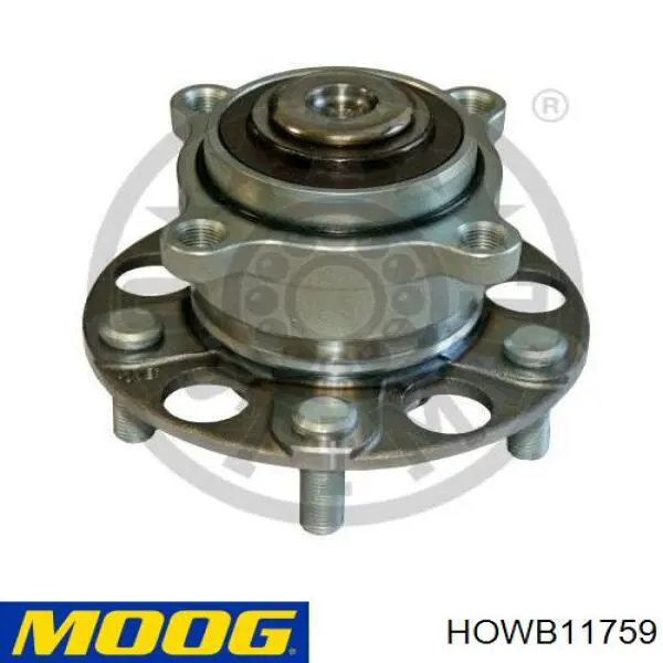 Cubo de rueda trasero HOWB11759 Moog