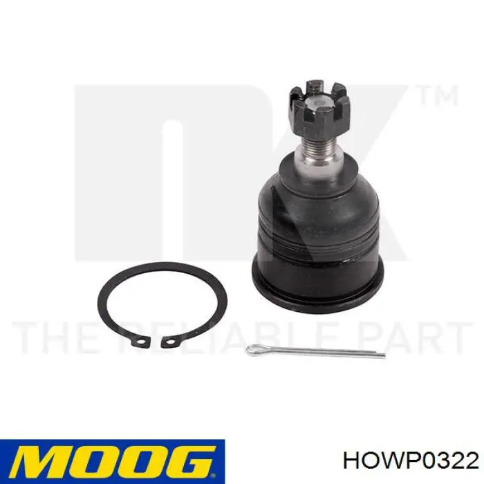 Рычаг передней подвески верхний, правый Moog HOWP0322