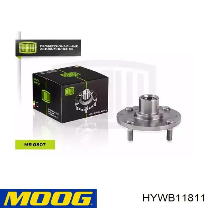 Cojinete de rueda delantero HYWB11811 Moog