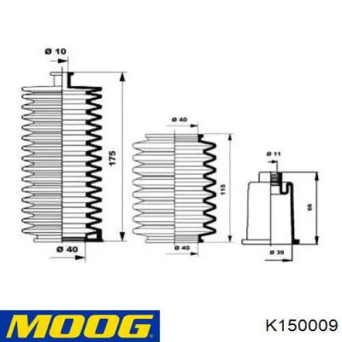 Bota De Direccion Derecha (Cremallera) K150009 Moog