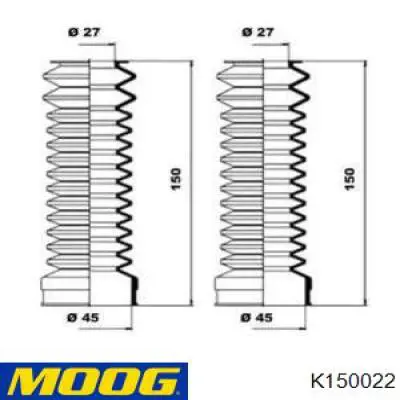 Fuelle, dirección K150022 Moog