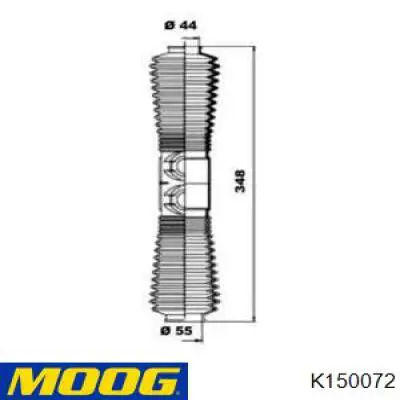 K150072 Moog пыльник рулевой рейки