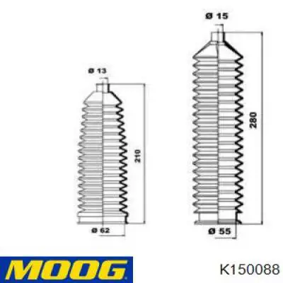 Bota De Direccion Izquierda (Cremallera) K150088 Moog