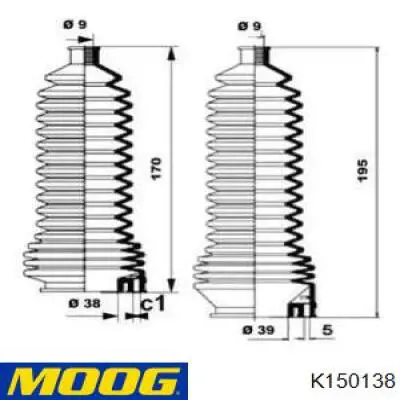 Bota De Direccion Derecha (Cremallera) K150138 Moog