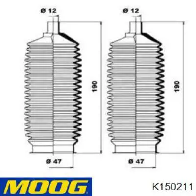 Fuelle, dirección K150211 Moog