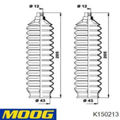 Fuelle, dirección K150213 Moog