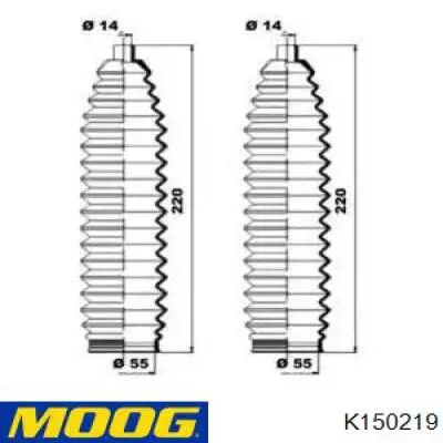2S6C3K661JB Ford Пыльник рулевой тяги