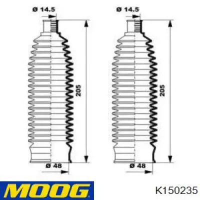 Fuelle, dirección K150235 Moog