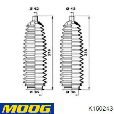 Fuelle, dirección K150243 Moog