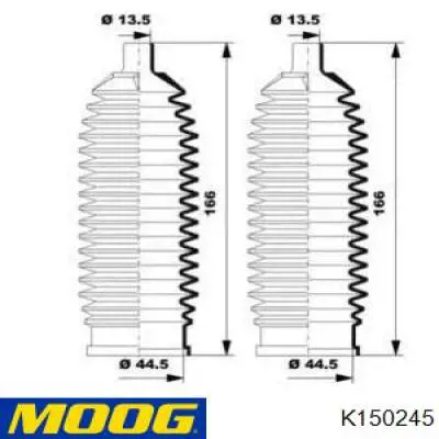 Fuelle, dirección K150245 Moog