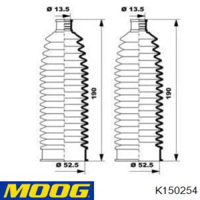 Fuelle, dirección K150254 Moog