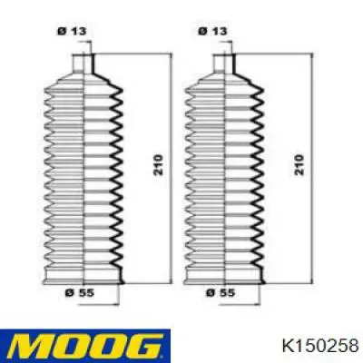 Fuelle, dirección K150258 Moog