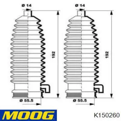 Fuelle, dirección K150260 Moog