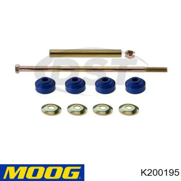 Купить K200195 Moog Сайлентблок нижний передней подвески