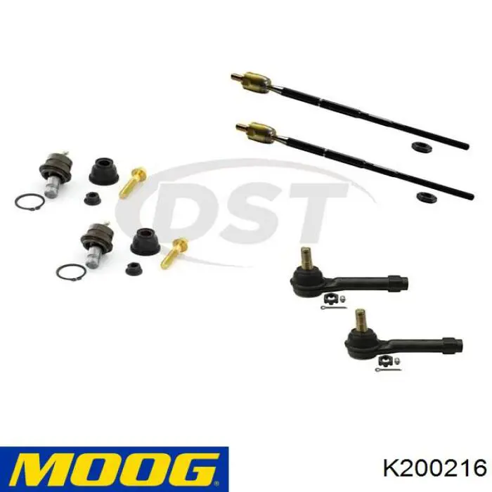 K200216 Moog Диск тормозной передний