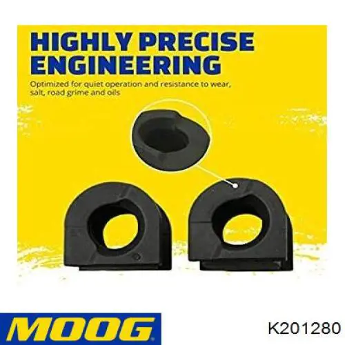 Резинка заднего стабилизатора Moog K201280 цена, от 21.92 USD